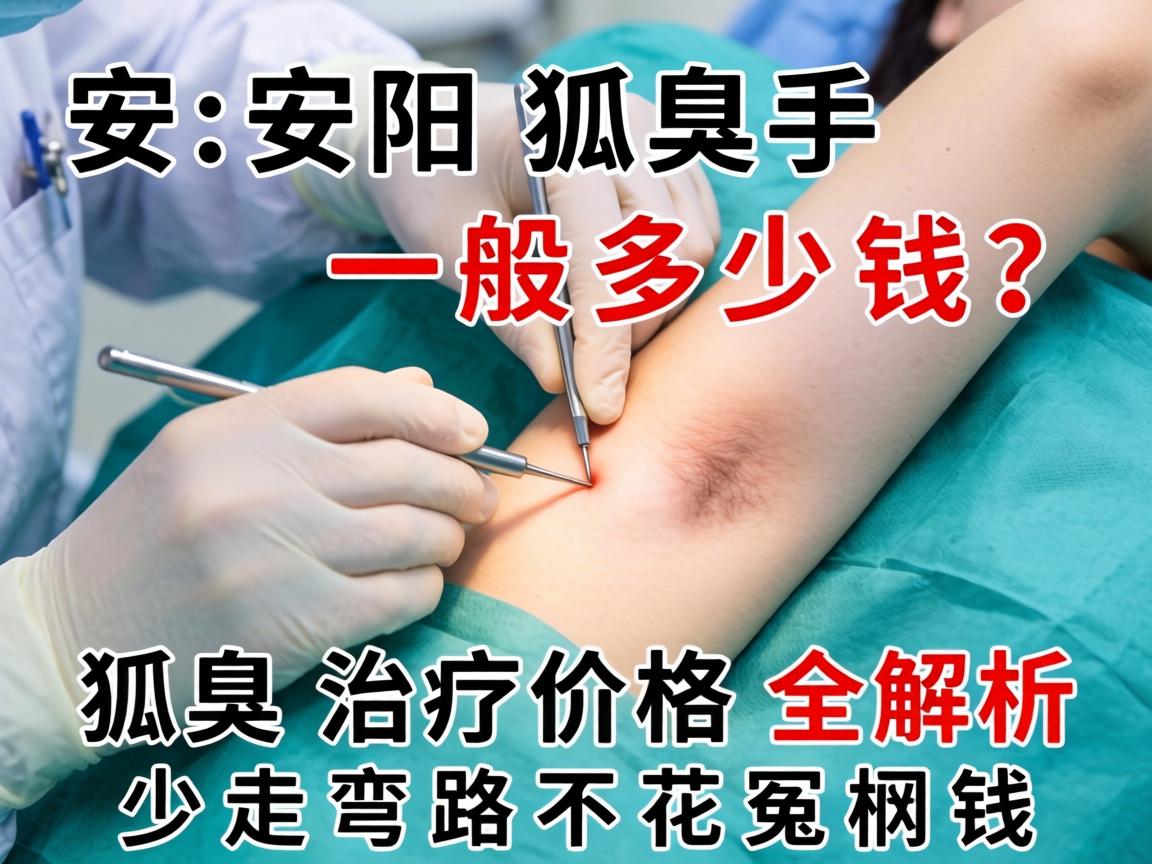 安阳狐臭手术一般多少钱？狐臭治疗价格全解析，少走弯路不花冤枉钱
