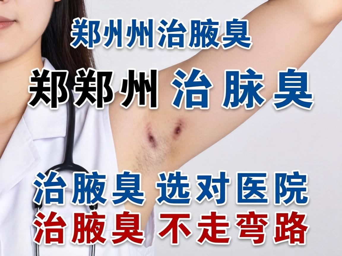 郑州治腋臭，治腋臭选对医院，治腋臭不走弯路