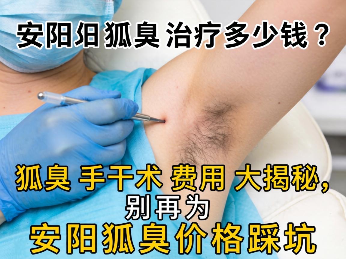 安阳狐臭治疗多少钱？狐臭手术费用大揭秘，别再为安阳狐臭价格踩坑