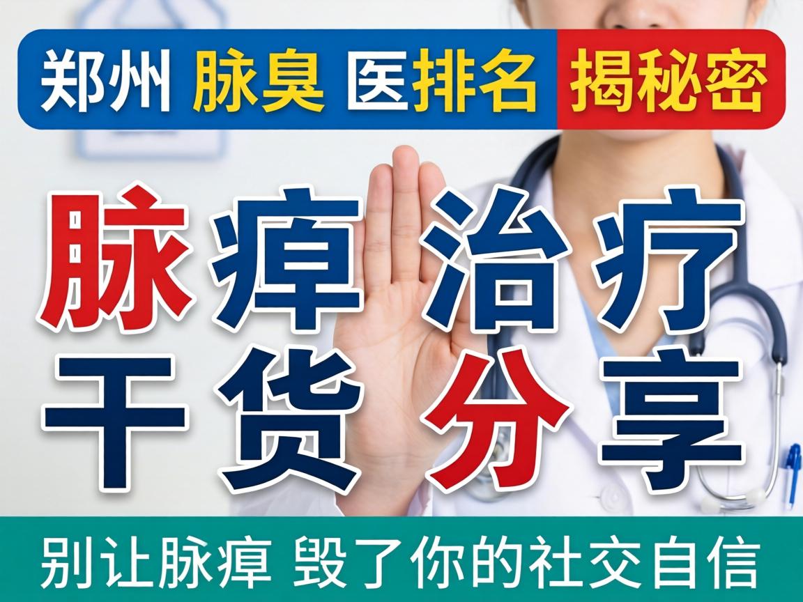郑州腋臭医院排名揭秘,腋臭治疗干货分享,别让腋臭毁了你的社交自信 郑州腋臭医院排名揭秘,腋臭治疗干货分享,别让腋臭毁了你的社交自信