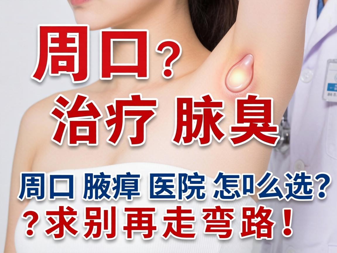 周口治疗腋臭，周口腋臭医院怎么选？别再走弯路！