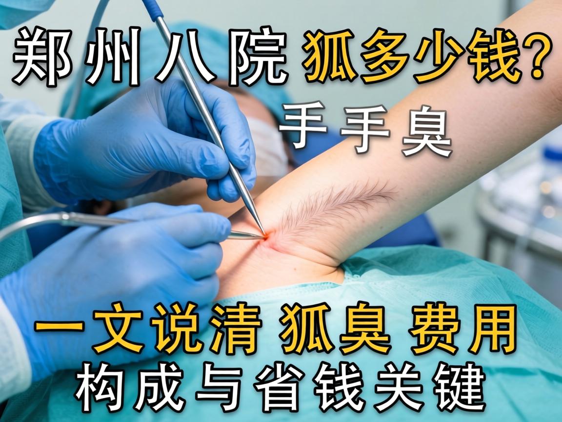 郑州八院狐臭手术多少钱？一文说清狐臭费用构成与省钱关键