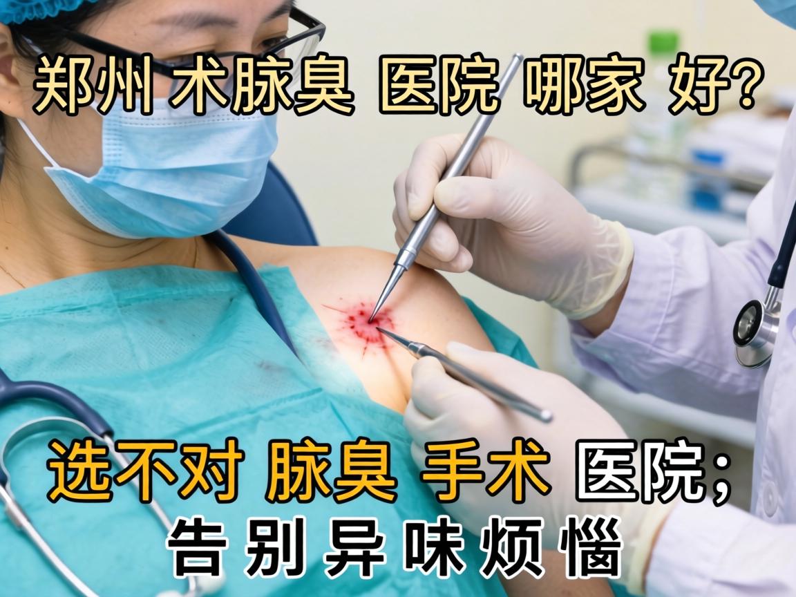 郑州腋臭手术医院哪家好？选对腋臭手术医院，告别异味烦恼