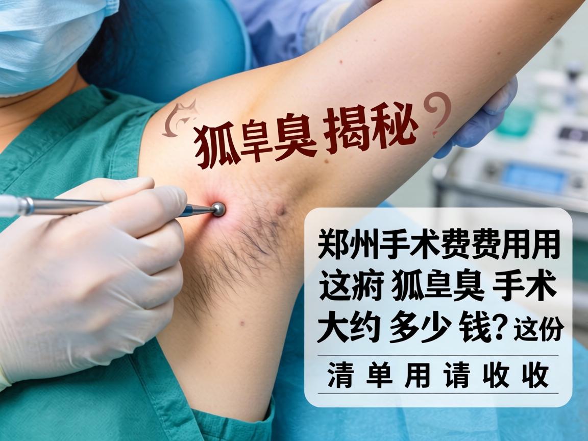 郑州狐臭手术费用揭秘,狐臭手术大约多少钱?这份费用清单请收好 郑州狐臭手术费用揭秘,狐臭手术大约多少钱?这份费用清单请收好