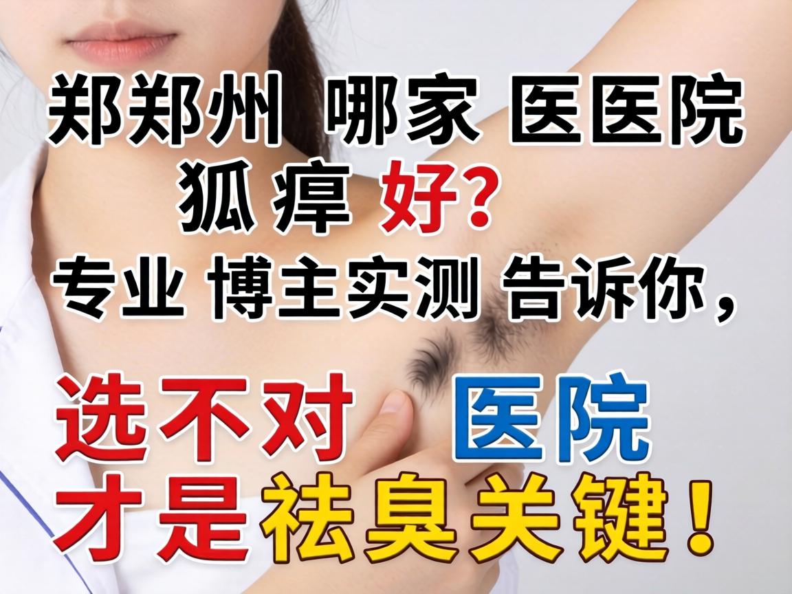 郑州哪家医院狐臭好？专业博主实测告诉你，选对医院才是祛臭关键！