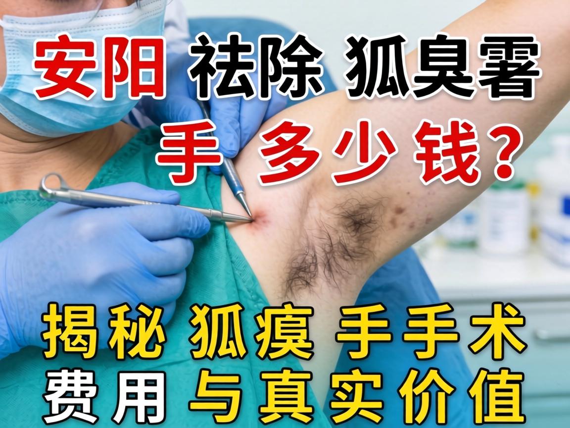 安阳祛除狐臭手术多少钱？揭秘狐臭手术费用与真实价值