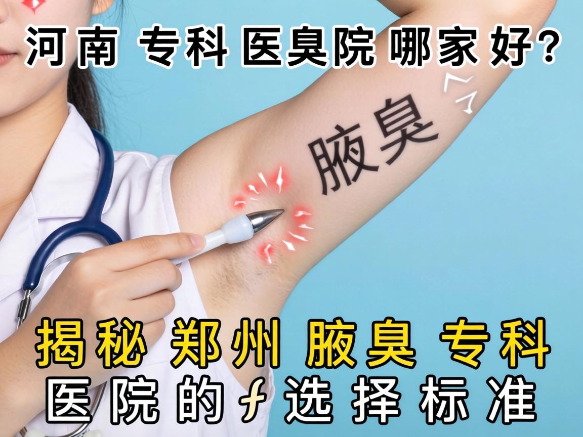 河南腋臭专科医院哪家好?揭秘郑州腋臭专科医院的选择标准 河南腋臭专科医院哪家好?揭秘郑州腋臭专科医院的选择标准