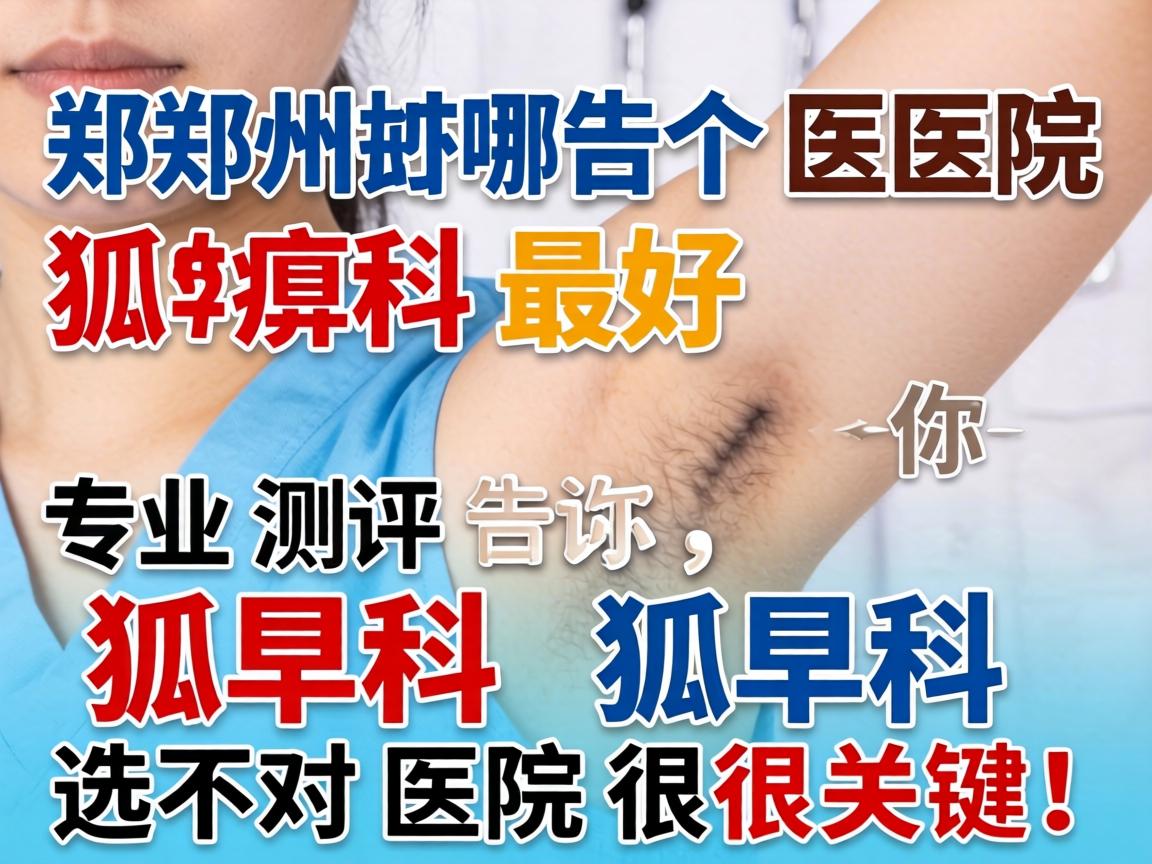 郑州哪个医院狐臭科最好？专业测评告诉你，狐臭科选对医院很关键！