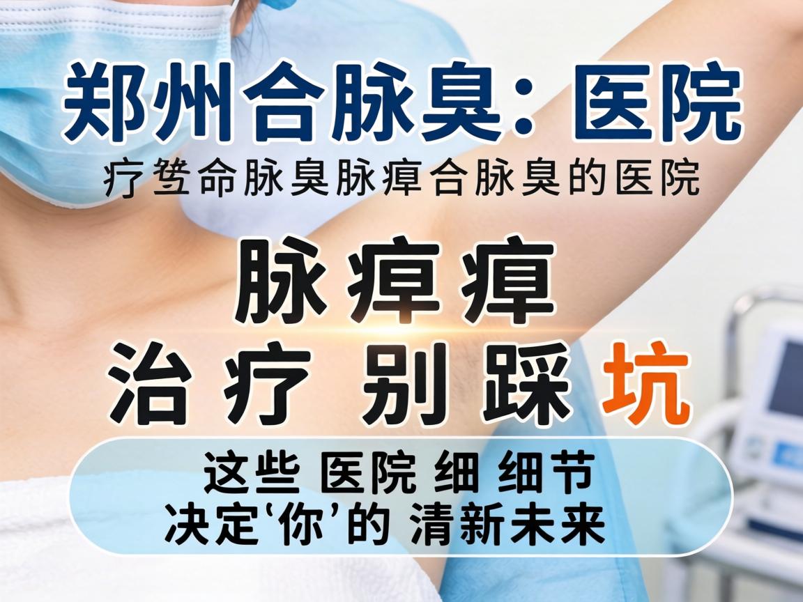 郑州腋臭医院,腋臭治疗别踩坑,这些医院细节决定你的清新未来 郑州腋臭医院,腋臭治疗别踩坑,这些医院细节决定你的清新未来