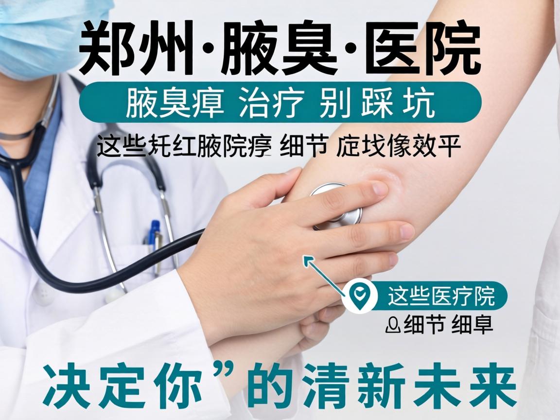 郑州腋臭医院,腋臭治疗别踩坑,这些医院细节决定你的清新未来 郑州腋臭医院,腋臭治疗别踩坑,这些医院细节决定你的清新未来