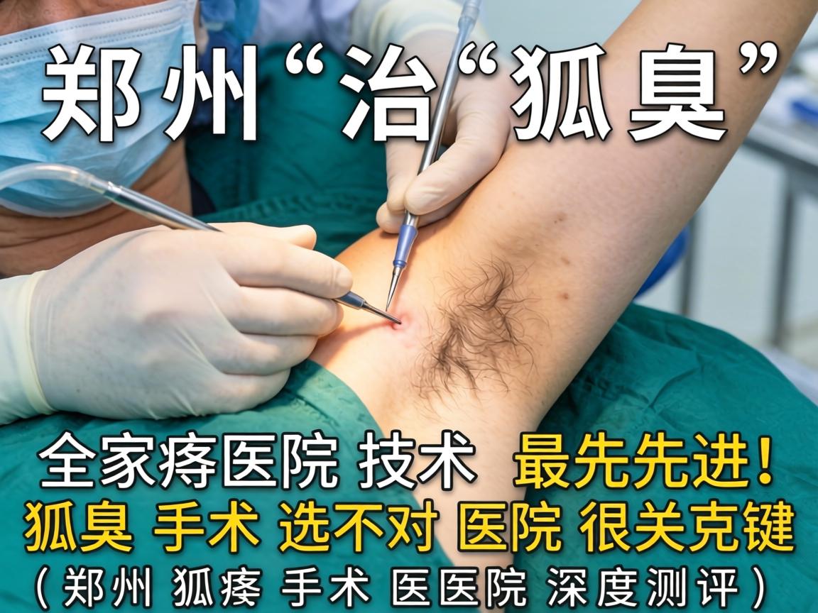郑州手术治狐臭，这家医院技术最先进！狐臭手术选对医院很关键（郑州狐臭手术医院深度测评）