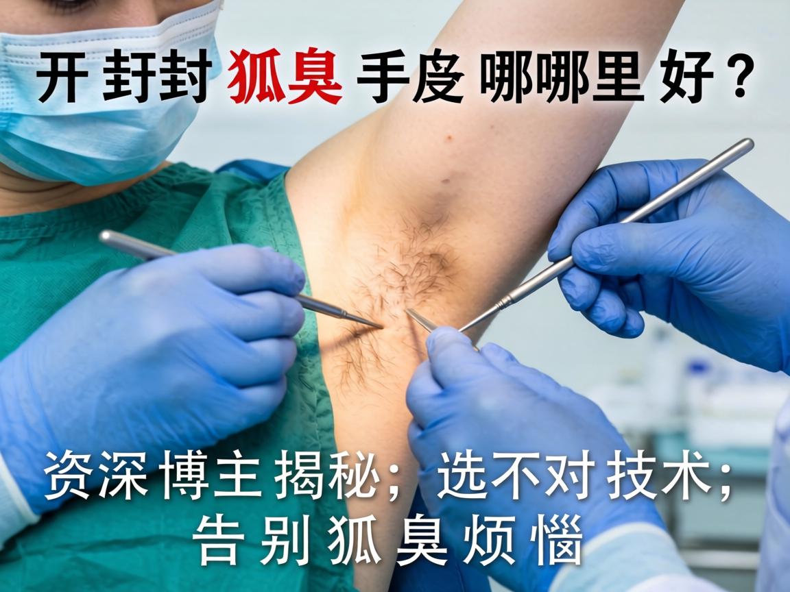 开封狐臭手术哪里好?资深博主揭秘,选对技术,告别狐臭烦恼 开封狐臭手术哪里好?资深博主揭秘,选对技术,告别狐臭烦恼