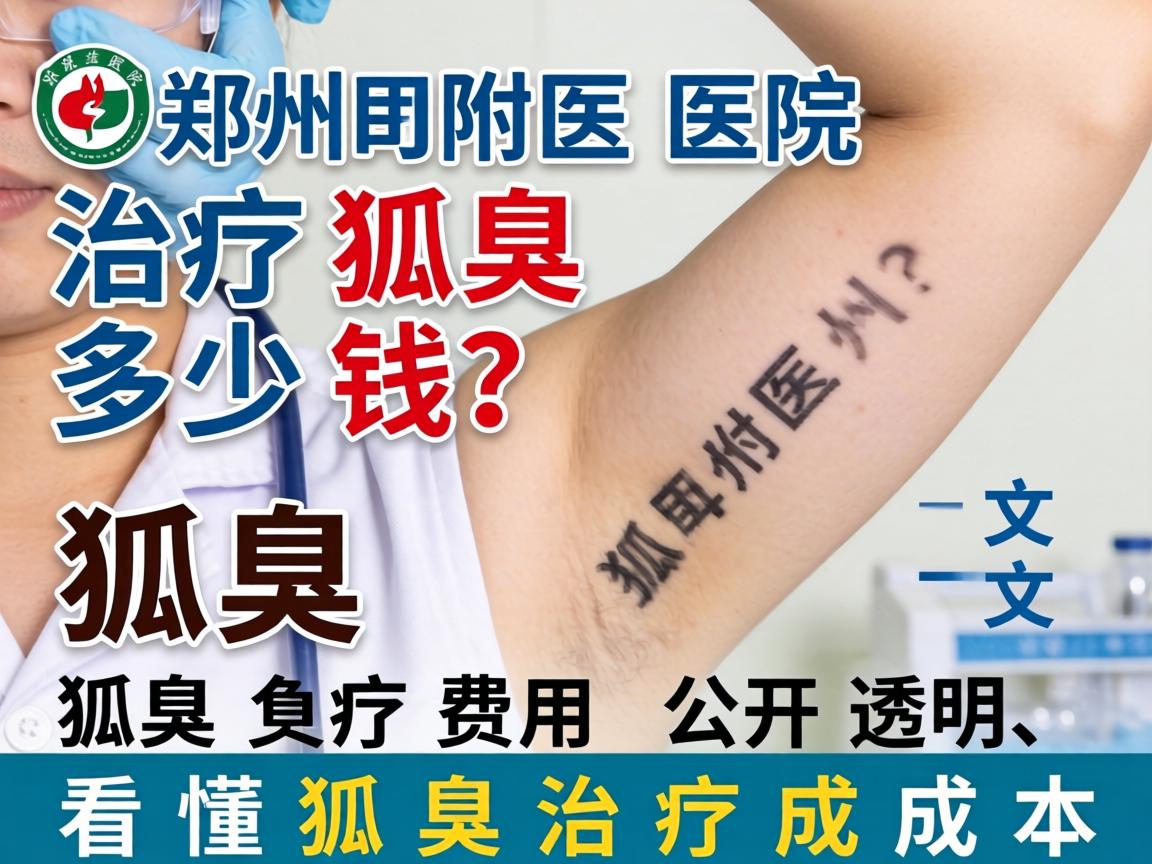 郑州附医医院治疗狐臭多少钱？狐臭治疗费用公开透明，一文看懂狐臭治疗成本