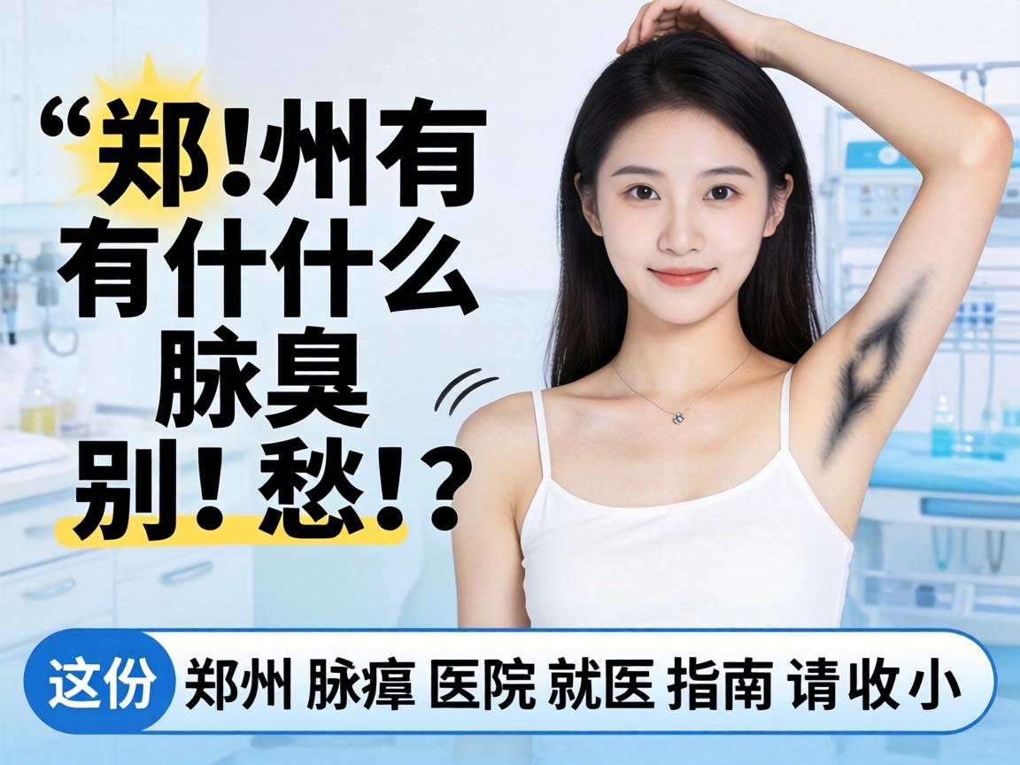 郑州有什么腋臭医院？别愁！这份郑州腋臭医院就医指南请收好