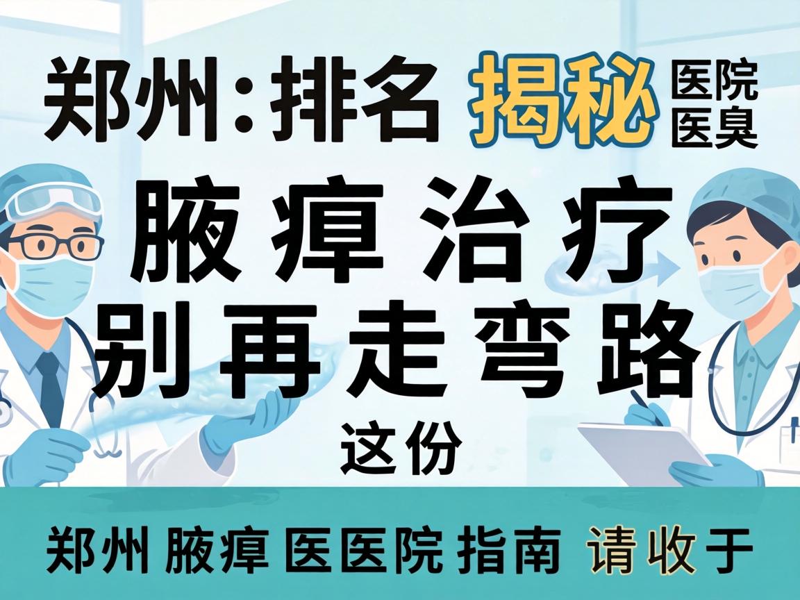 郑州腋臭医院排名揭秘，腋臭治疗别再走弯路，这份郑州腋臭医院指南请收好