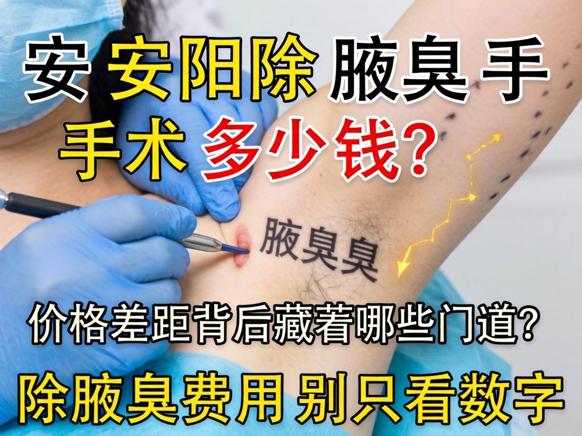 安阳除腋臭手术多少钱？价格差距背后藏着哪些门道？除腋臭费用别只看数字