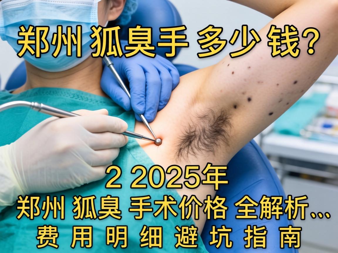 郑州狐臭手术多少钱?2025年郑州狐臭手术价格全解析,费用明细避坑指南 郑州狐臭手术多少钱?2025年郑州狐臭手术价格全解析,费用明细避坑指南