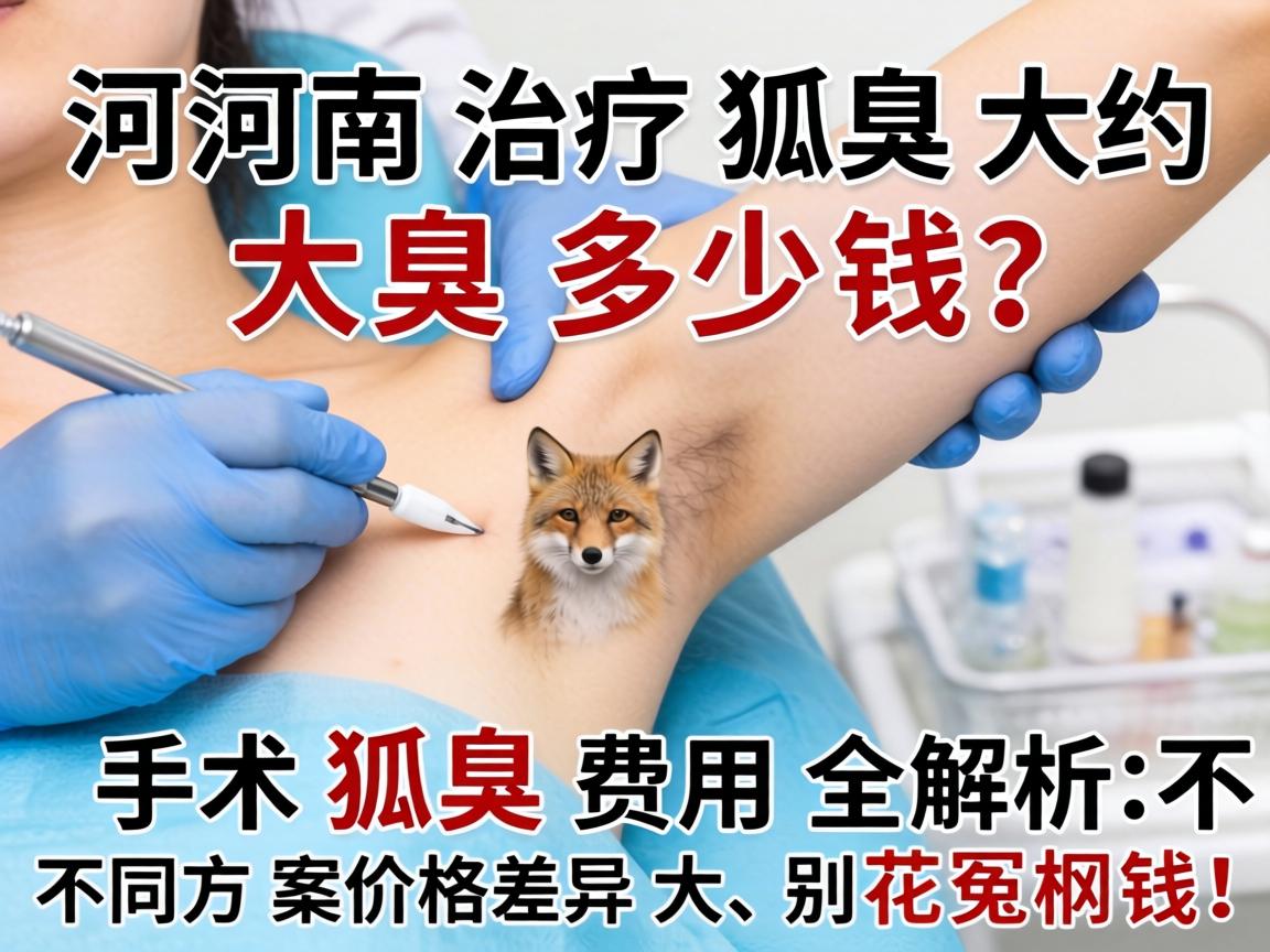 河南治疗狐臭大约多少钱?手术狐臭费用全解析,不同方案价格差异大,别花冤枉钱! 河南治疗狐臭大约多少钱?手术狐臭费用全解析,不同方案价格差异大,别花冤枉钱!
