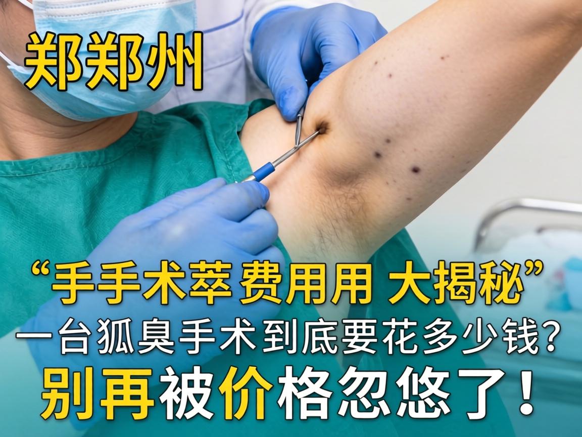 郑州狐臭手术费用大揭秘,一台狐臭手术到底要花多少钱?别再被价格忽悠了! 郑州狐臭手术费用大揭秘,一台狐臭手术到底要花多少钱?别再被价格忽悠了!