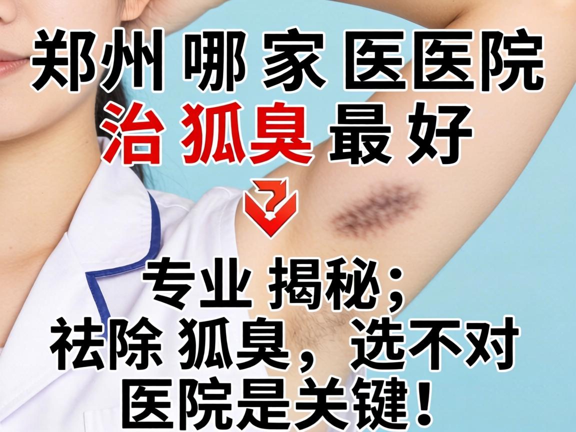 郑州哪家医院治狐臭最好?专业揭秘,祛除狐臭,选对医院是关键! 郑州哪家医院治狐臭最好?专业揭秘,祛除狐臭,选对医院是关键!