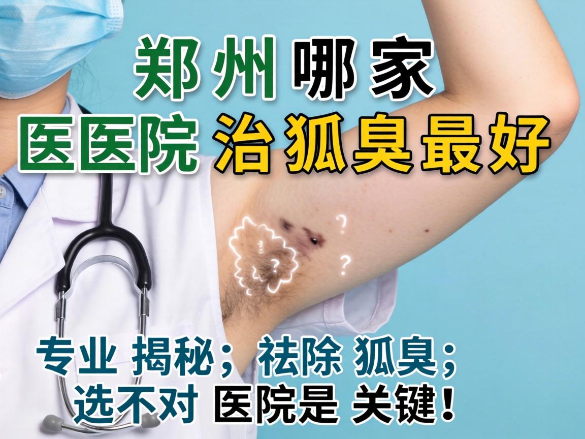 郑州哪家医院治狐臭最好?专业揭秘,祛除狐臭,选对医院是关键! 郑州哪家医院治狐臭最好?专业揭秘,祛除狐臭,选对医院是关键!