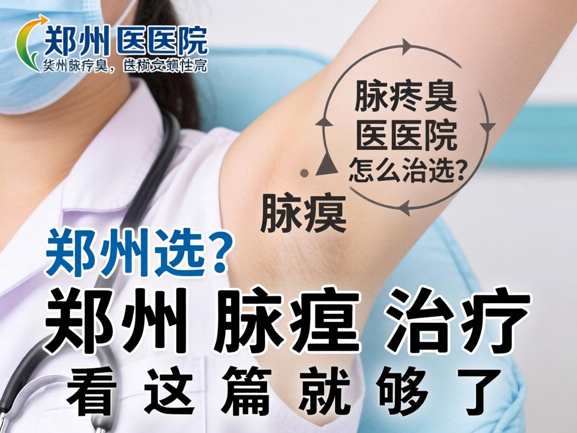郑州腋臭医院怎么选？郑州腋臭治疗看这篇就够了
