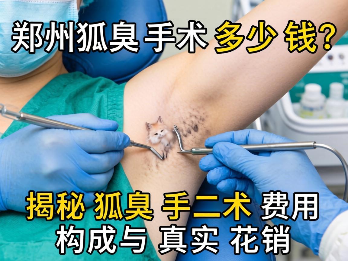 郑州狐臭手术多少钱?揭秘狐臭手术费用构成与真实花销 郑州狐臭手术多少钱?揭秘狐臭手术费用构成与真实花销