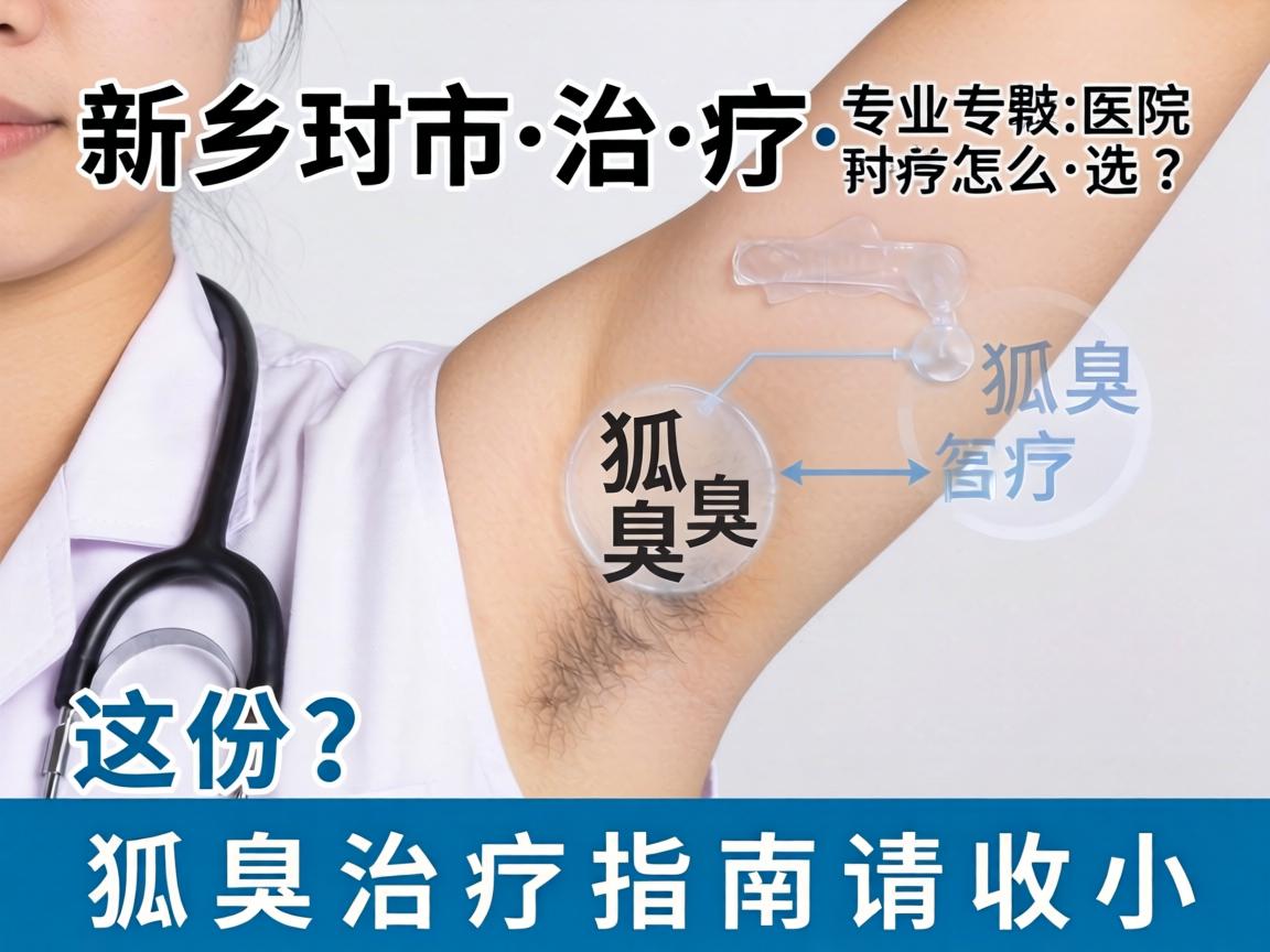 新乡市治疗狐臭专业医院怎么选？这份狐臭治疗指南请收好
