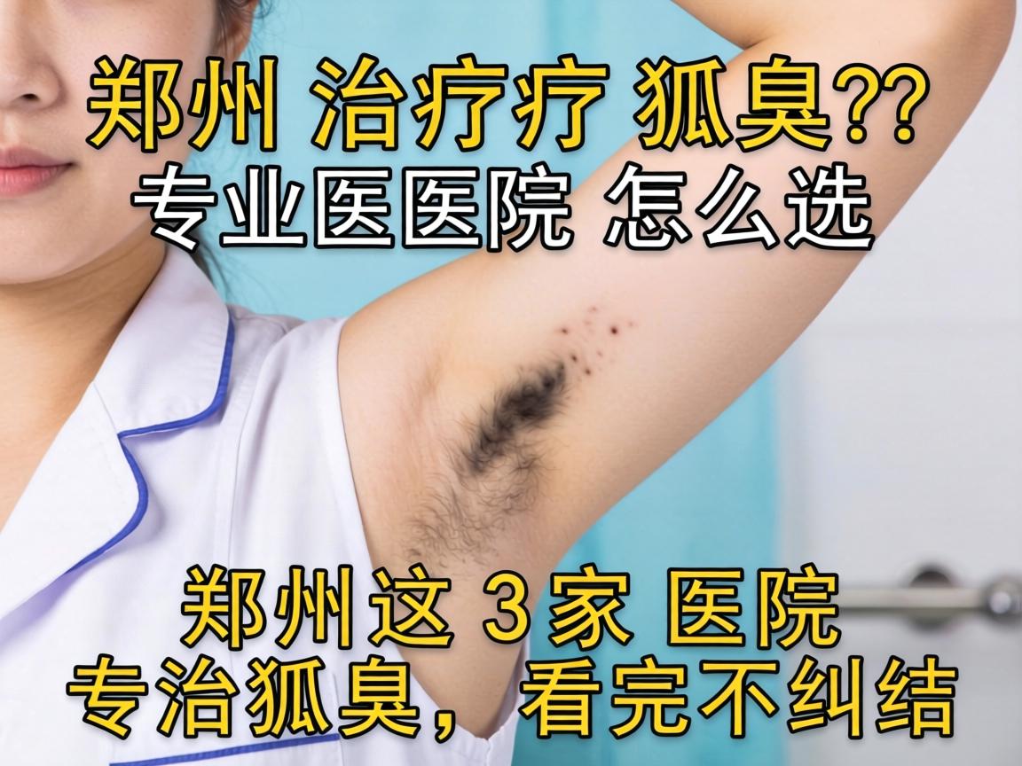 郑州治疗狐臭专业医院怎么选?郑州这3家医院专治狐臭,看完不纠结 郑州治疗狐臭专业医院怎么选?郑州这3家医院专治狐臭,看完不纠结