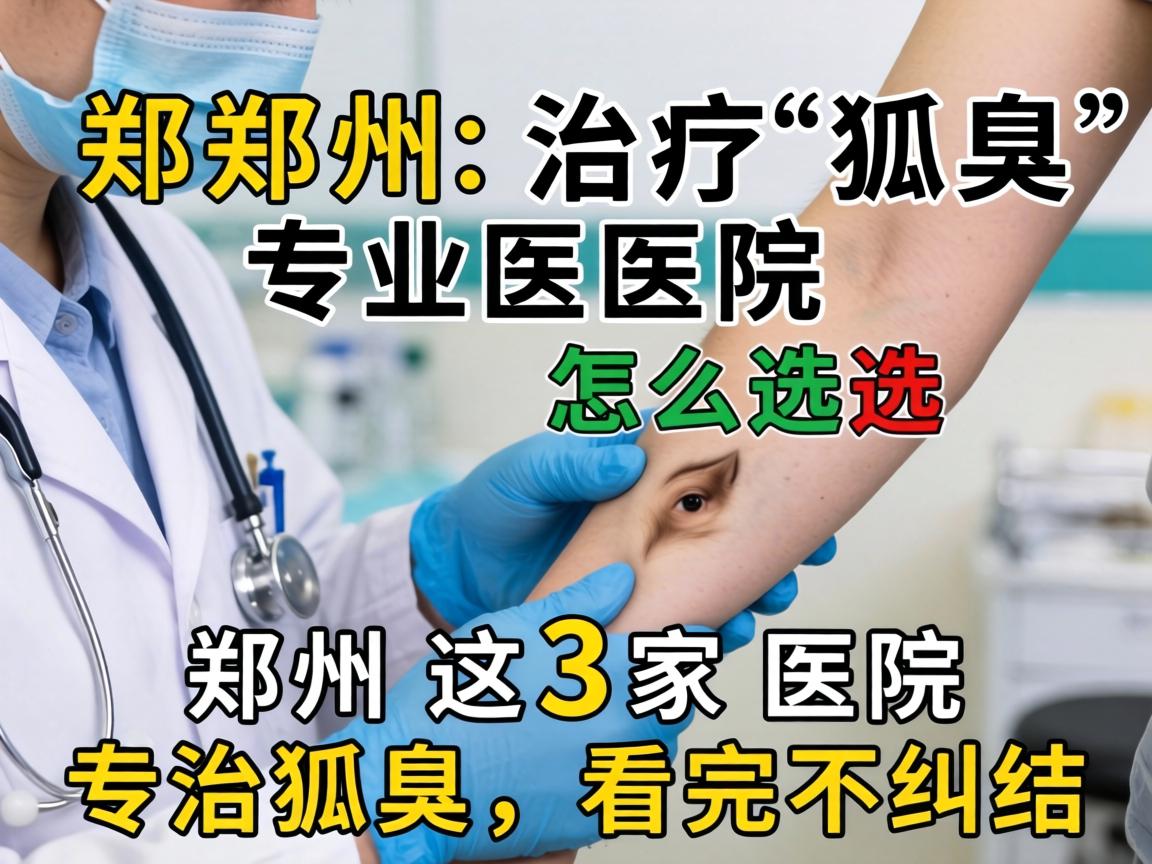 郑州治疗狐臭专业医院怎么选?郑州这3家医院专治狐臭,看完不纠结 郑州治疗狐臭专业医院怎么选?郑州这3家医院专治狐臭,看完不纠结