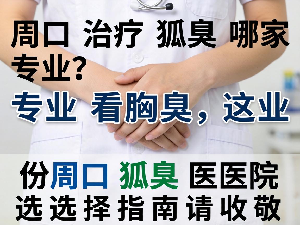 周口治疗狐臭哪家专业？专业看腋臭，这份周口狐臭医院选择指南请收好