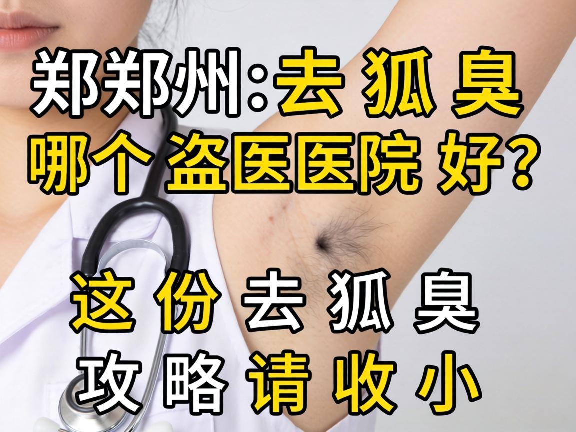 郑州去狐臭哪个医院好?这份去狐臭攻略请收好 郑州去狐臭哪个医院好?这份去狐臭攻略请收好