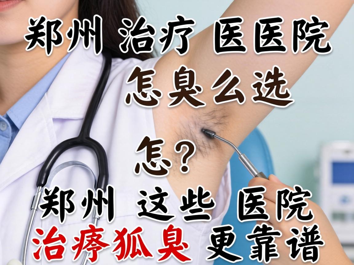 郑州治疗狐臭医院怎么选？郑州这些医院治疗狐臭更靠谱
