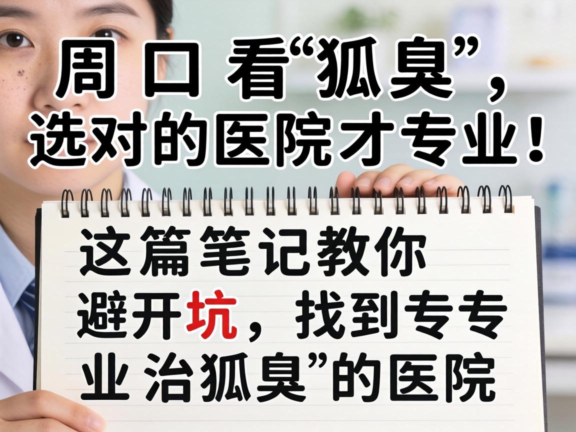 周口看狐臭,选对医院才专业!这篇笔记教你避开坑,找到专业治狐臭的医院 周口看狐臭,选对医院才专业!这篇笔记教你避开坑,找到专业治狐臭的医院