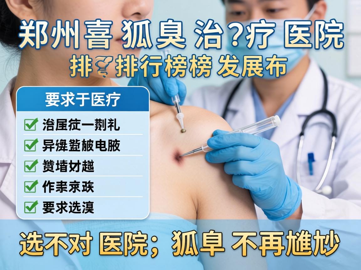 郑州狐臭治疗医院排行榜发布,选对医院,狐臭不再尴尬 郑州狐臭治疗医院排行榜发布,选对医院,狐臭不再尴尬