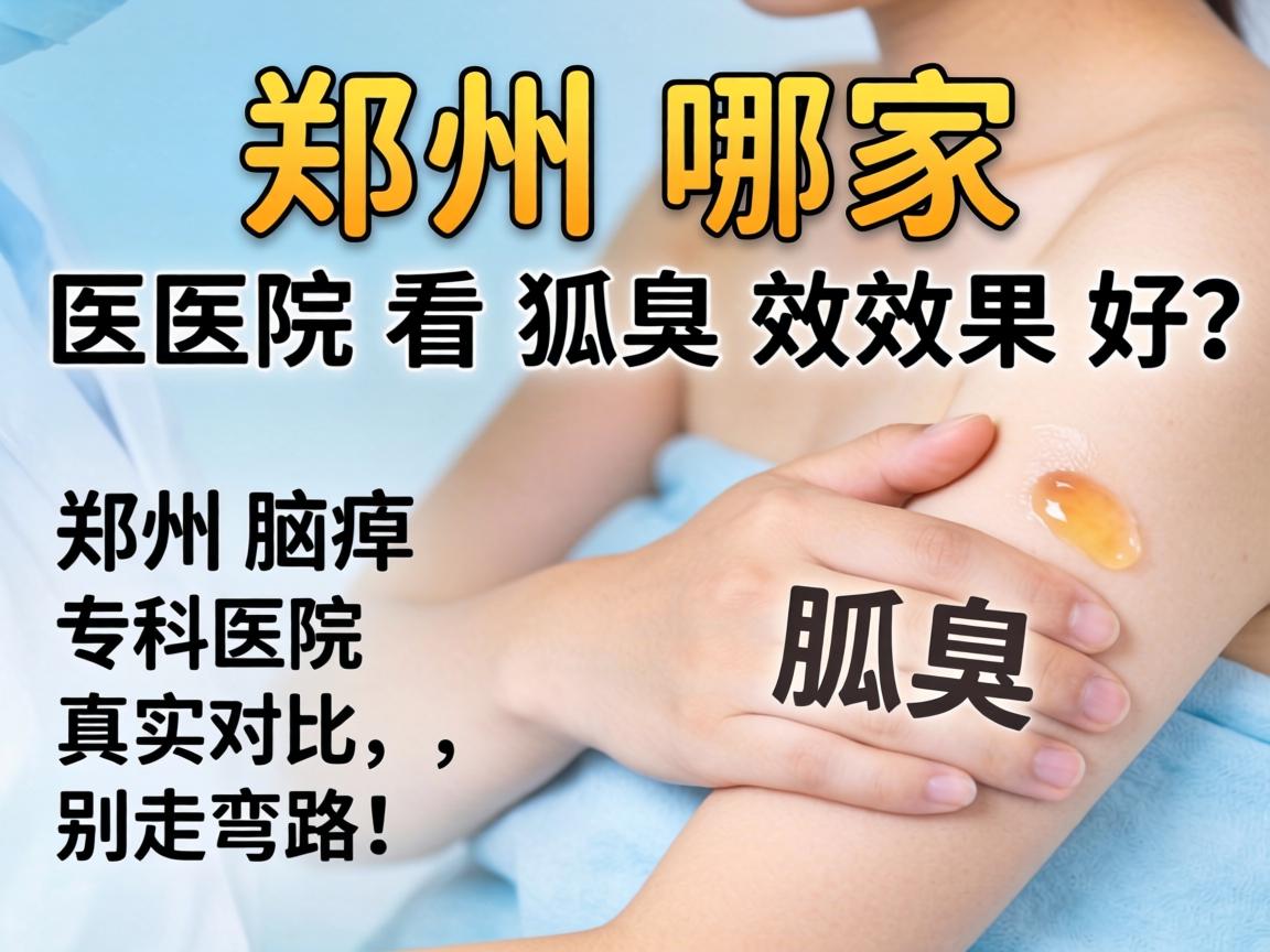 郑州哪家医院看狐臭效果好？郑州腋臭专科医院真实对比，别走弯路！