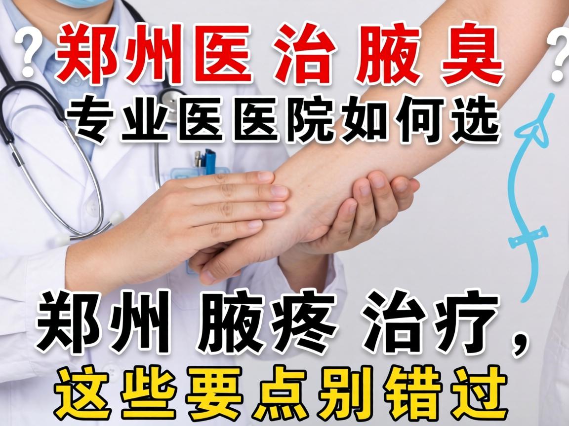 郑州治腋臭，专业医院如何选？郑州腋臭治疗，这些要点别错过
