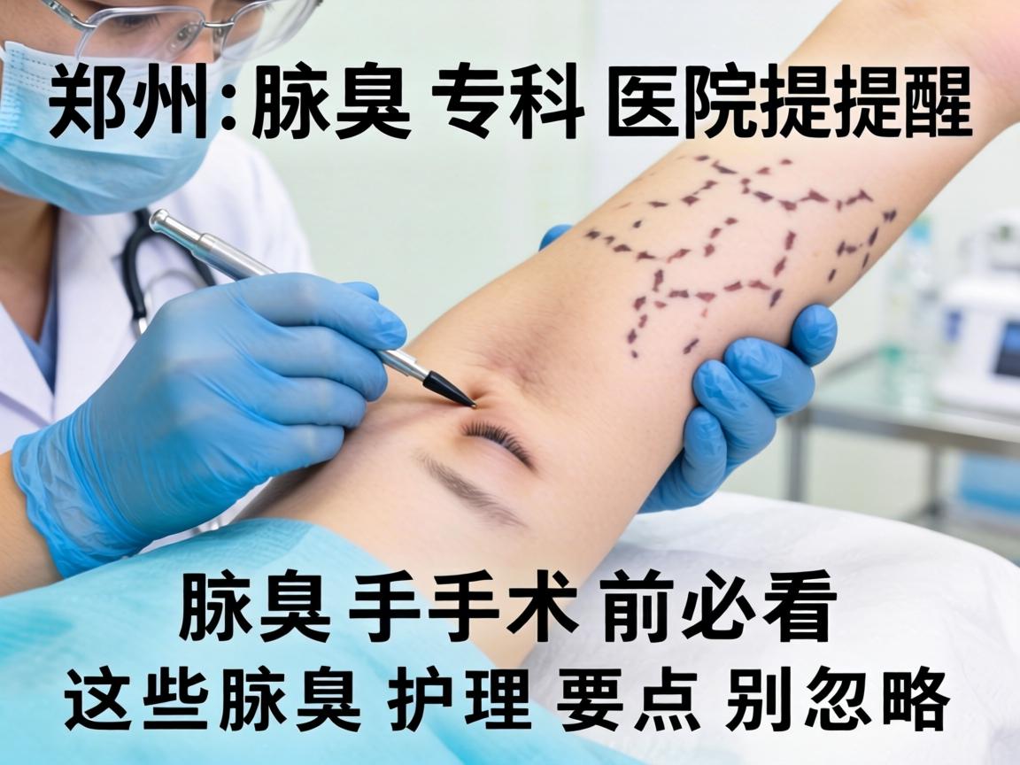 郑州腋臭专科医院提醒，腋臭手术前必看，这些腋臭护理要点别忽略