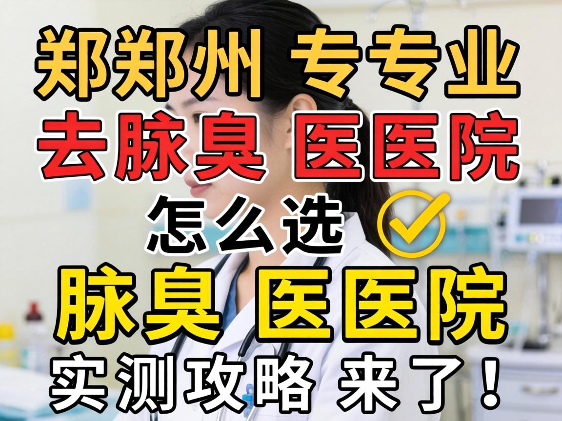 郑州专业去腋臭医院怎么选？腋臭医院实测攻略来了！