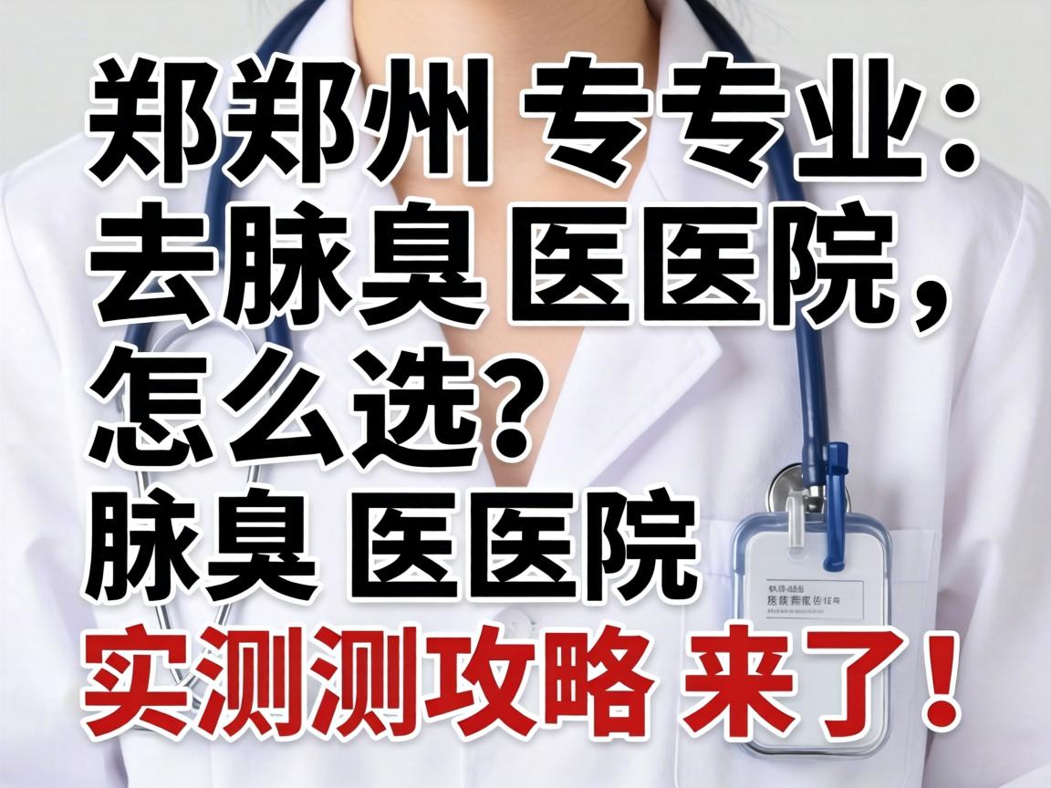 郑州专业去腋臭医院怎么选？腋臭医院实测攻略来了！