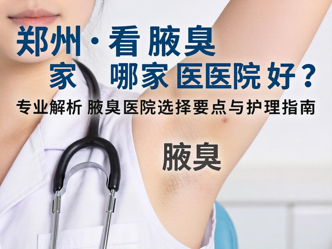 郑州看腋臭哪家医院好？专业解析腋臭医院选择要点与护理指南