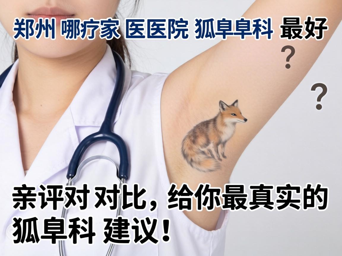 郑州哪家医院狐臭科最好？亲测对比，给你最真实的狐臭科建议！