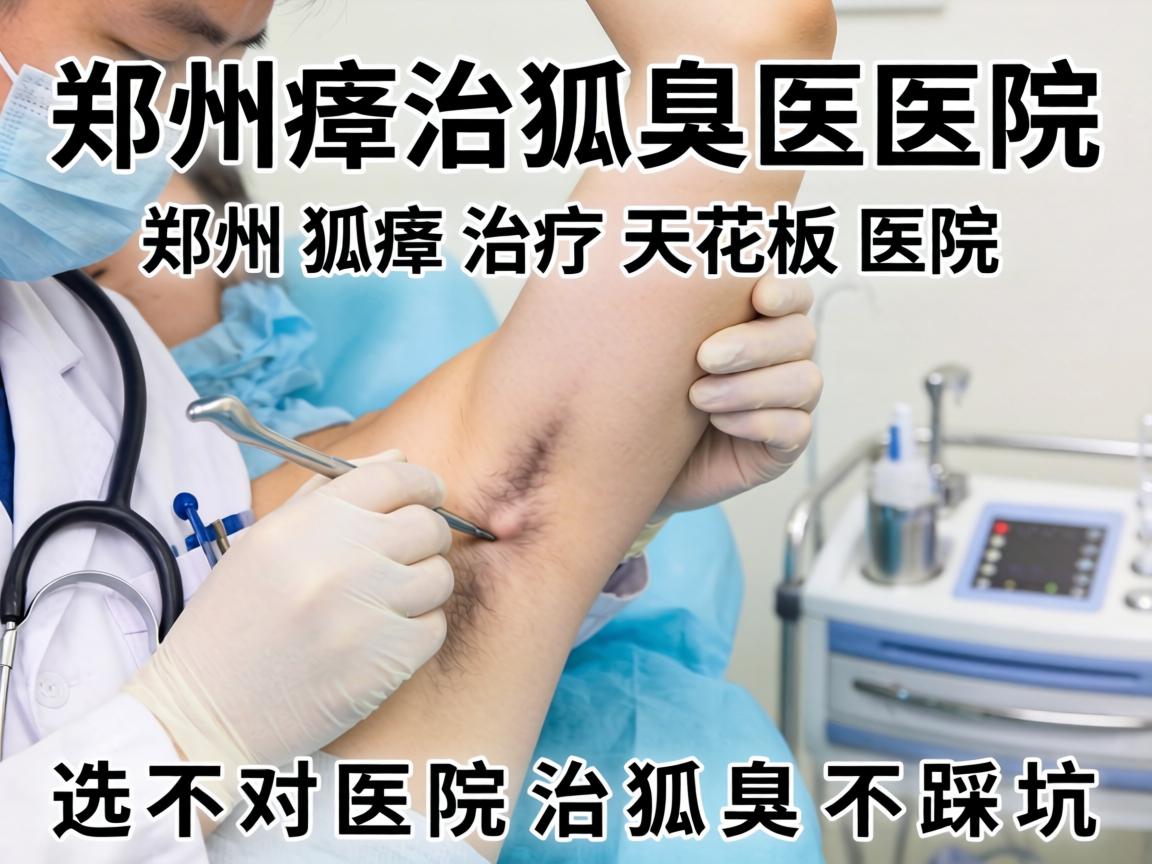 郑州治狐臭医院，郑州狐臭治疗天花板医院，选对医院治狐臭不踩坑