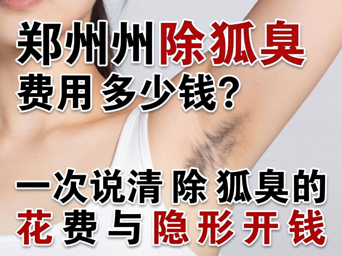 郑州除狐臭费用多少钱？一次说清除狐臭的花费与隐形开销