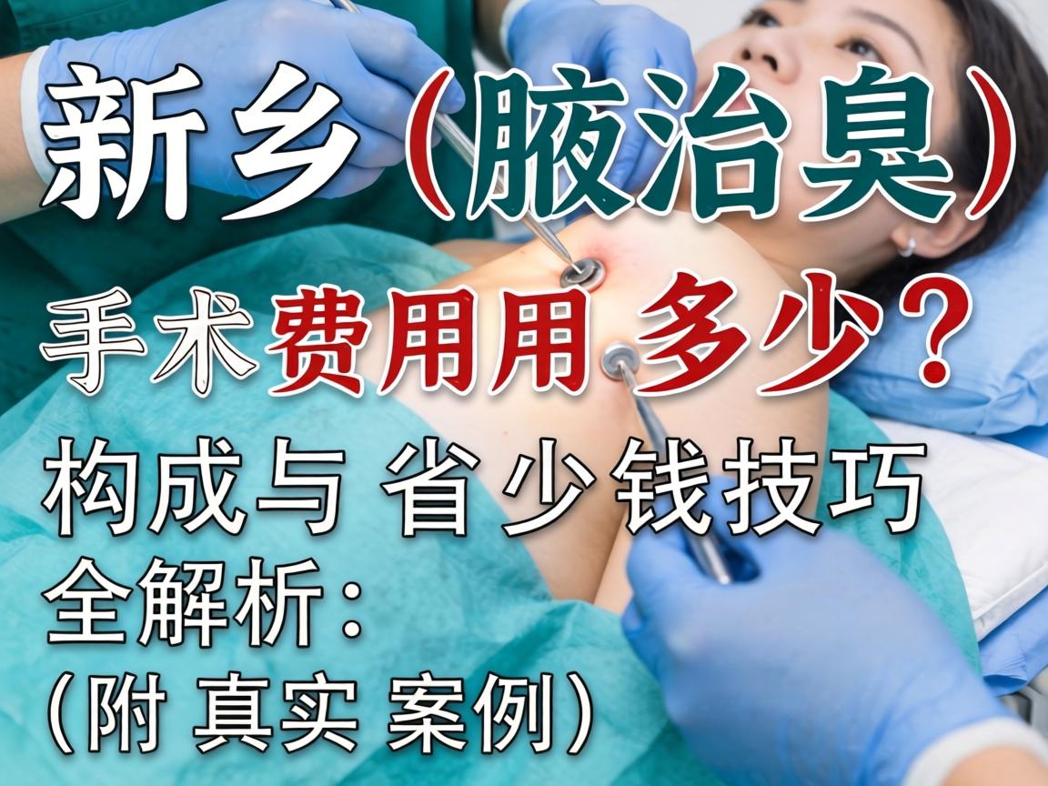 新乡腋臭手术费用多少？费用构成与省钱技巧全解析（附真实案例）