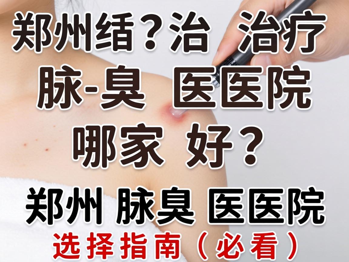 郑州治疗腋臭医院哪家好？郑州腋臭医院选择指南（必看）
