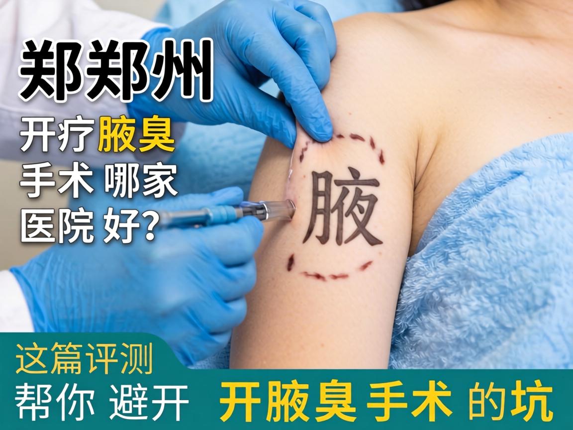 郑州开腋臭手术哪家医院好？这篇评测帮你避开开腋臭手术的坑