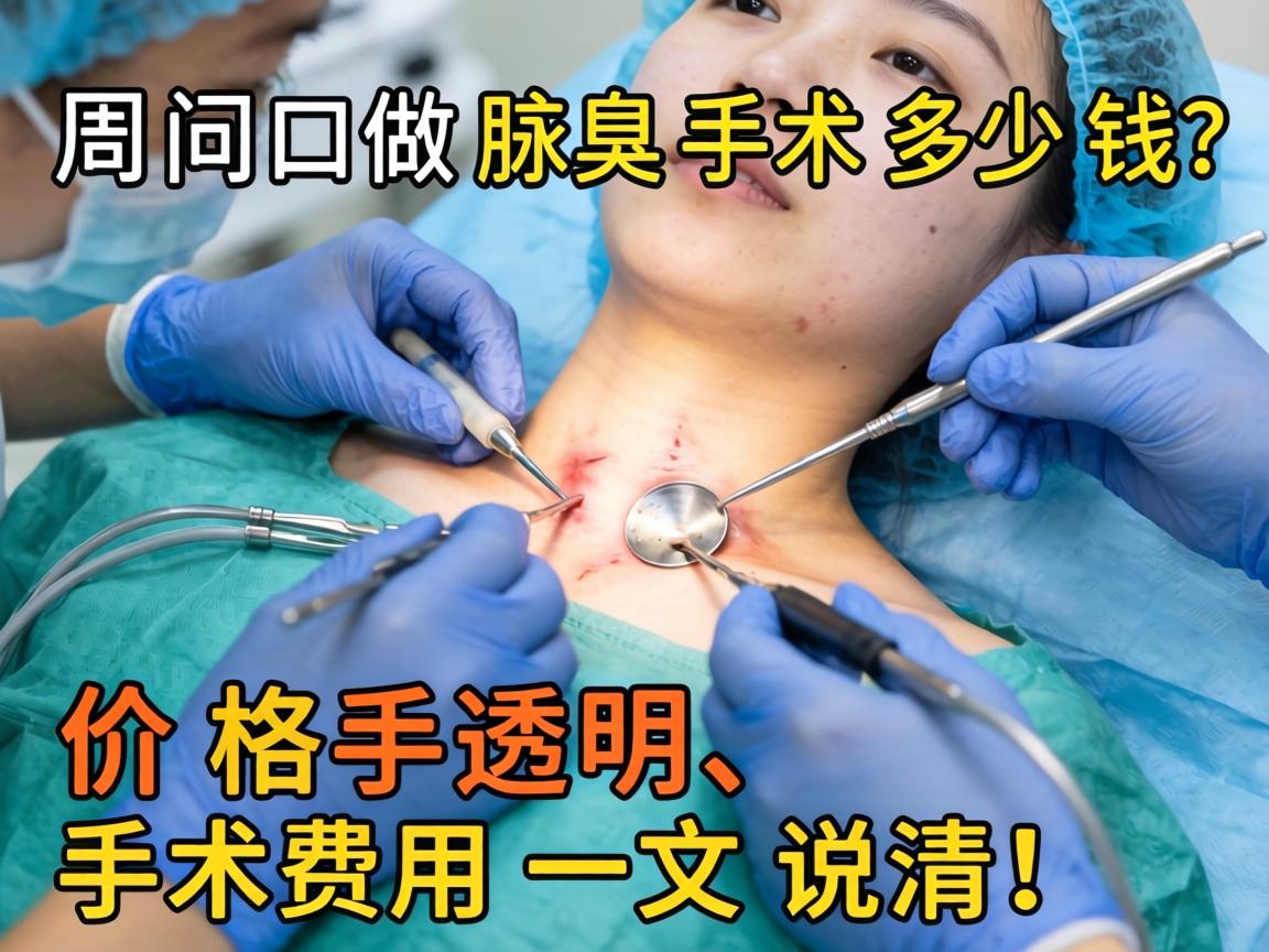 在周口做腋臭手术多少钱？价格透明，手术费用一文说清！