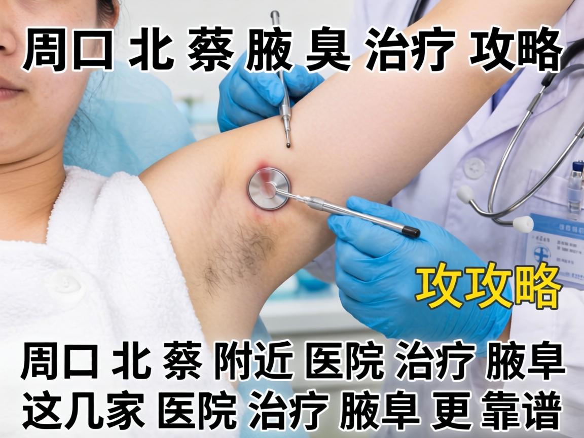 周口北蔡腋臭治疗攻略，周口北蔡附近医院治疗腋臭，这几家医院治疗腋臭更靠谱