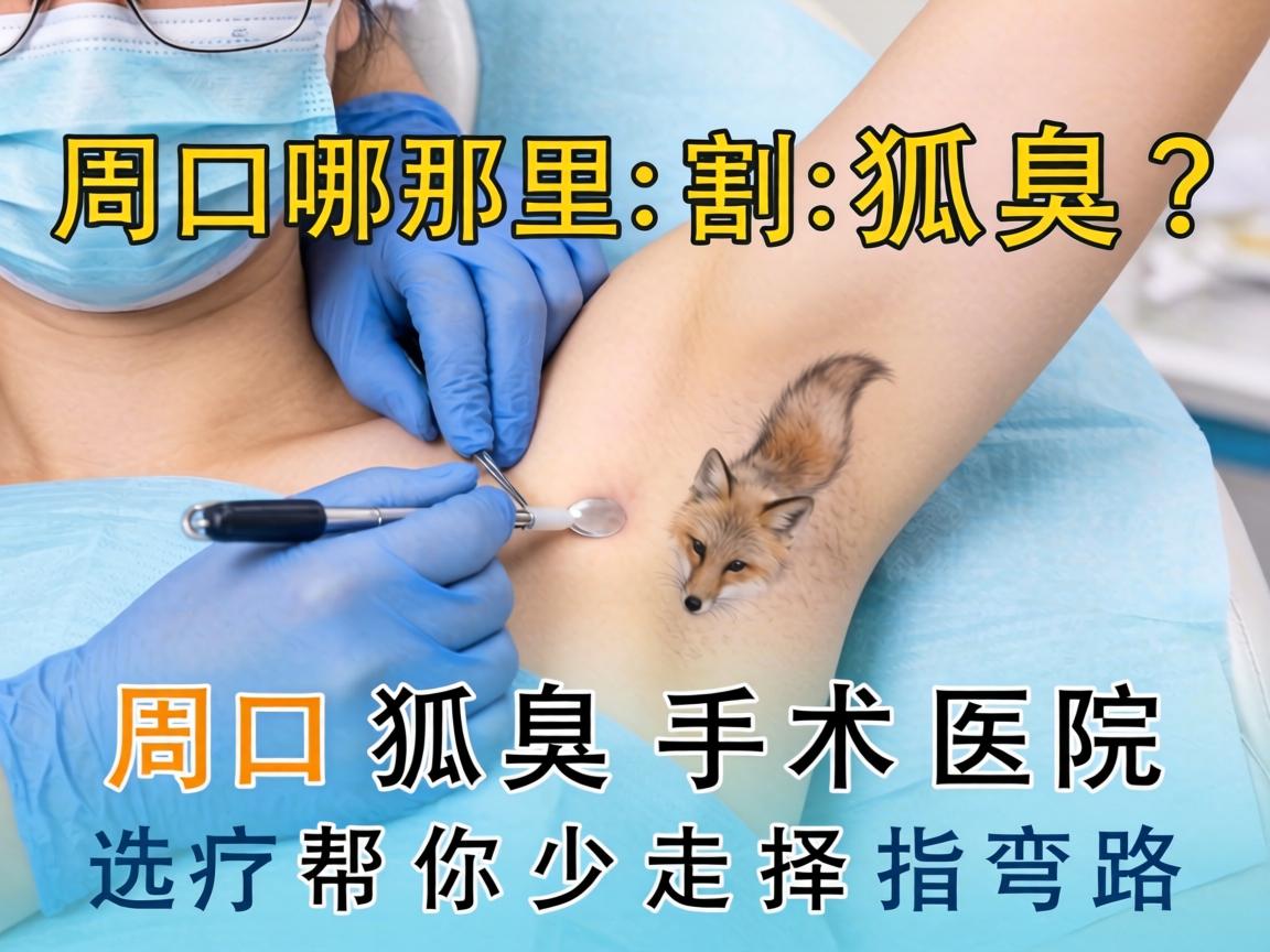 周口哪里割狐臭？周口狐臭手术医院选择指南，帮你少走弯路
